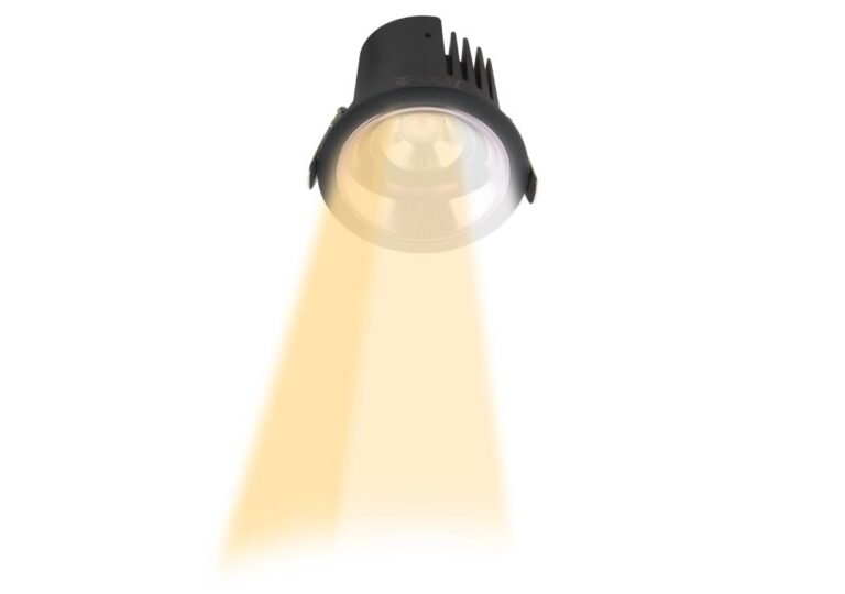 Radiancecraft Collection Spot COB Fix Down Light 12W Black Body Gold Reflector