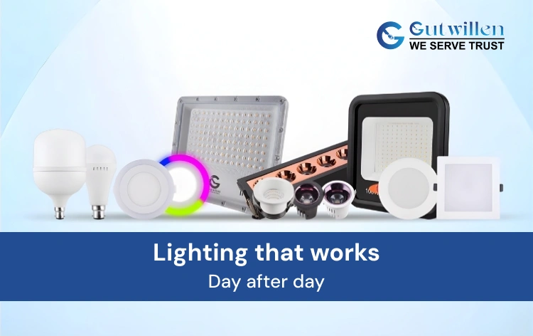 LED lighting products offered by Gutwillen LED light manufacturer in India