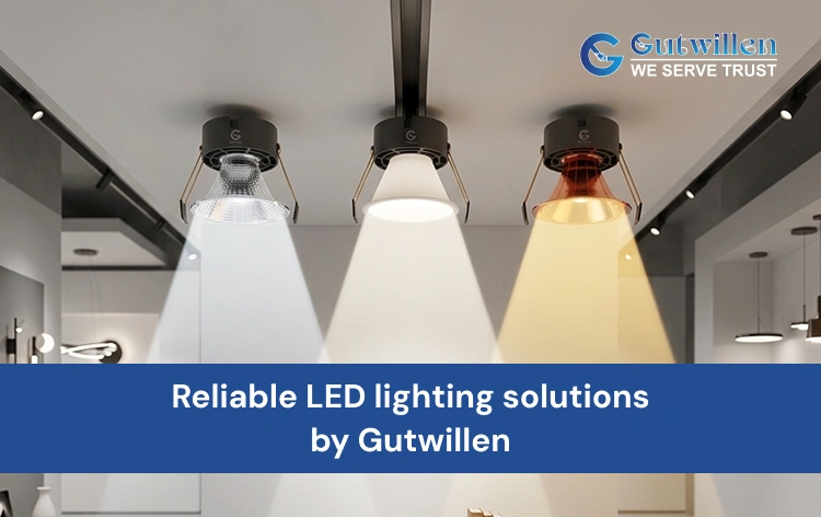 modern LED panel light and commercial lighting fixtures from Gutwillen LED lighting manufacturer